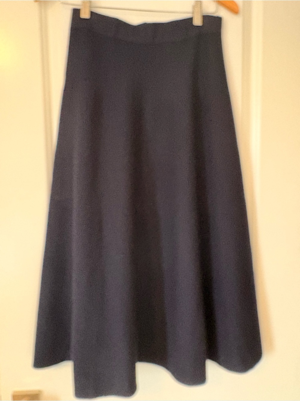 J Crew navy a-line sweater skirt